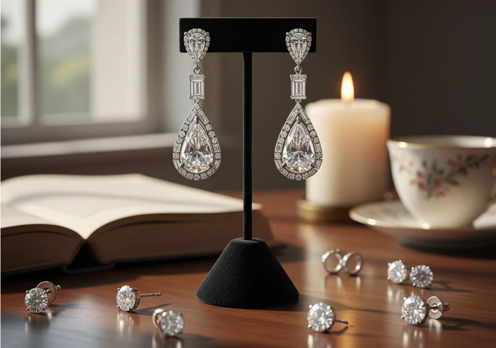 Diamond Earrings Dubai