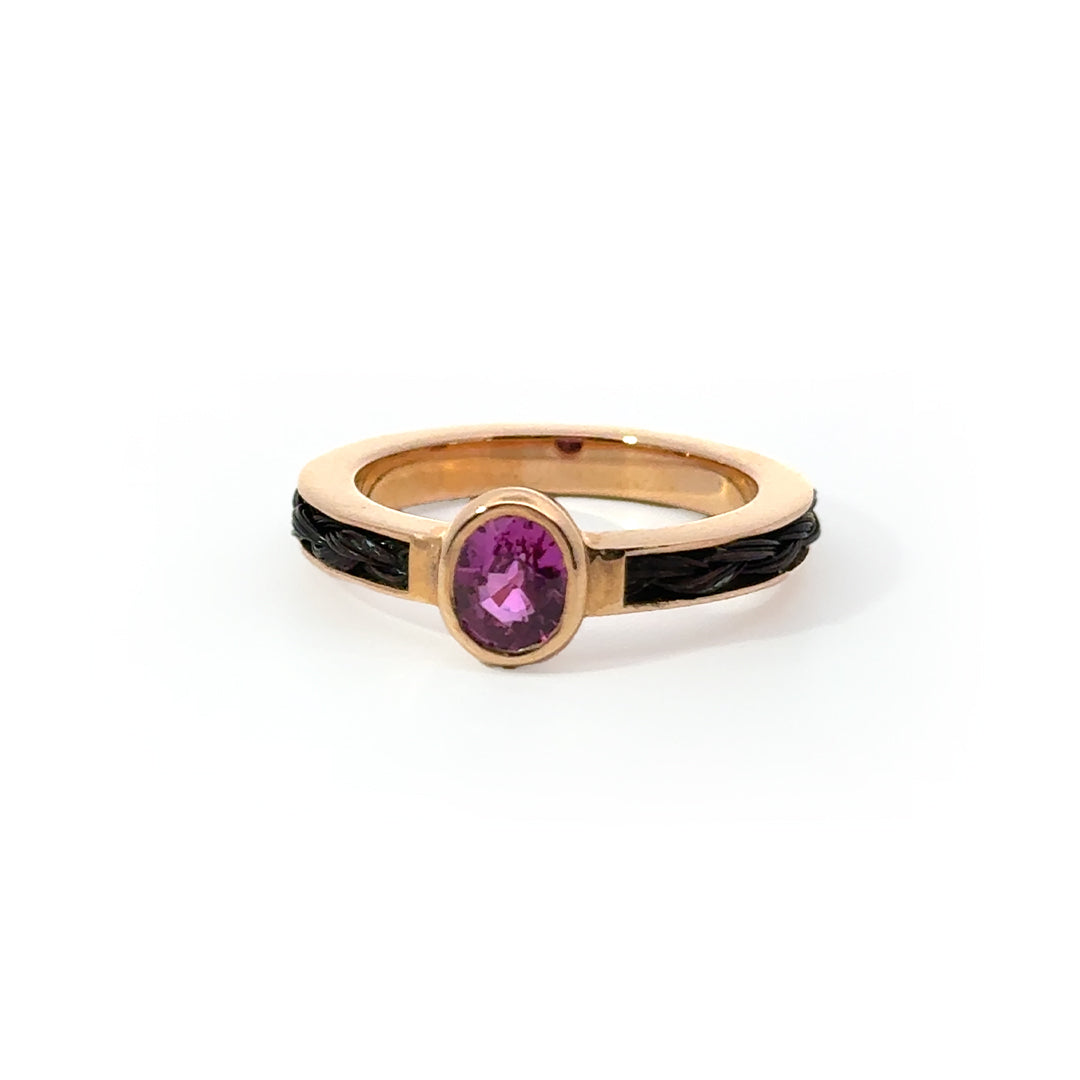 Rose Bloom Pink Sapphire Ring