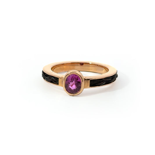Rose Bloom Pink Sapphire Ring