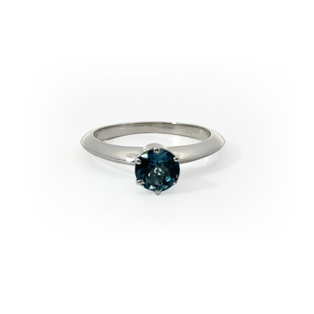 Crystal Sky Blue Topaz Ring