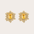 Golden Petal Earrings