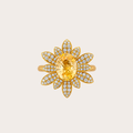 Golden Petal Ring