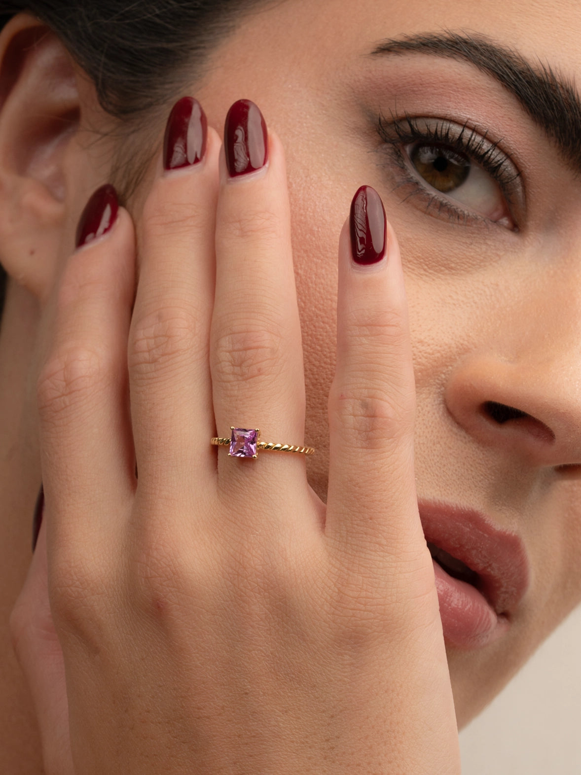 Blush Radiance Pink Sapphire Ring
