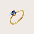 Sky Glow Blue Sapphire Ring