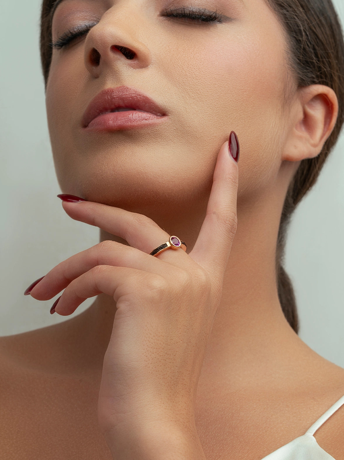 Rose Bloom Pink Sapphire Ring