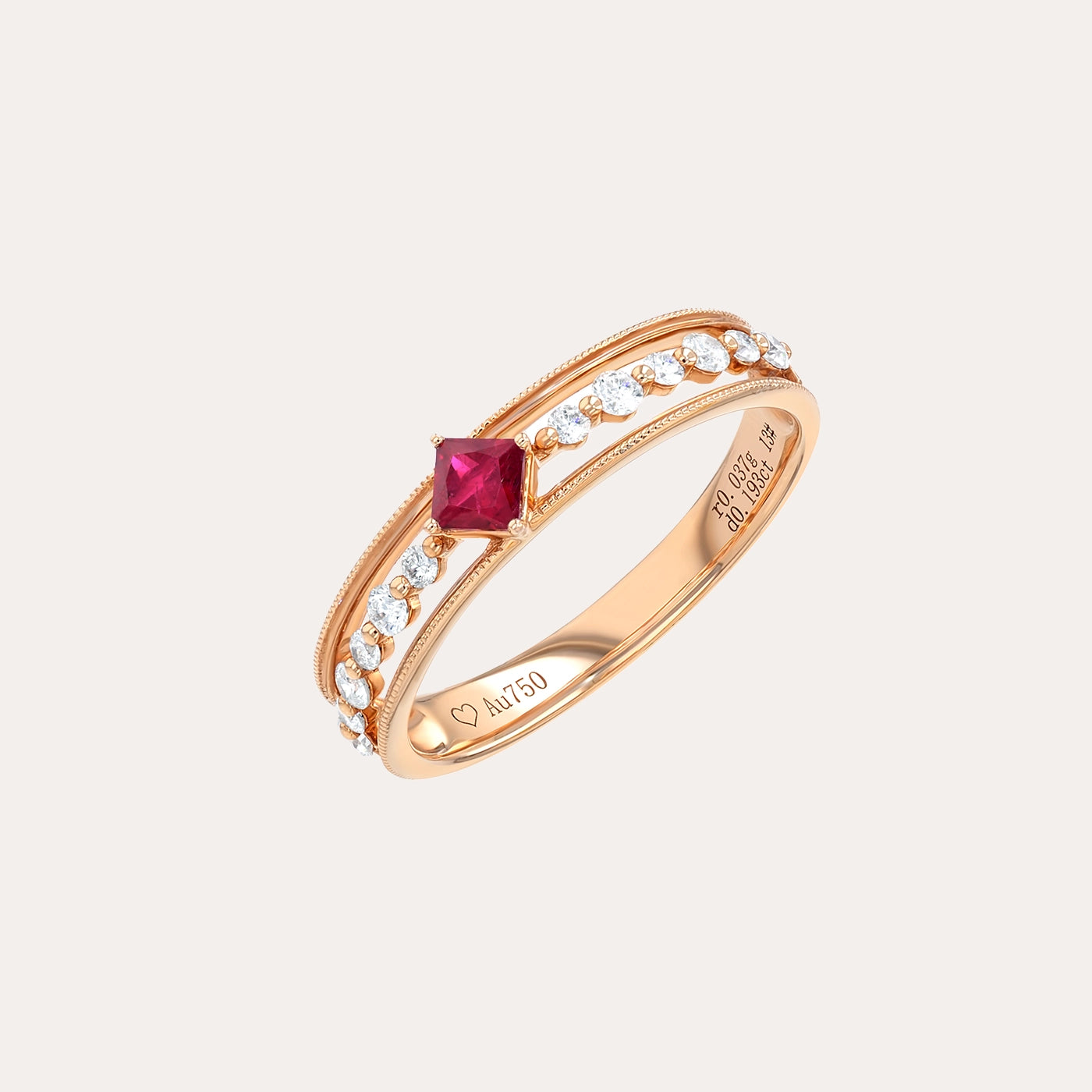 Ruby and Diamond Ring
