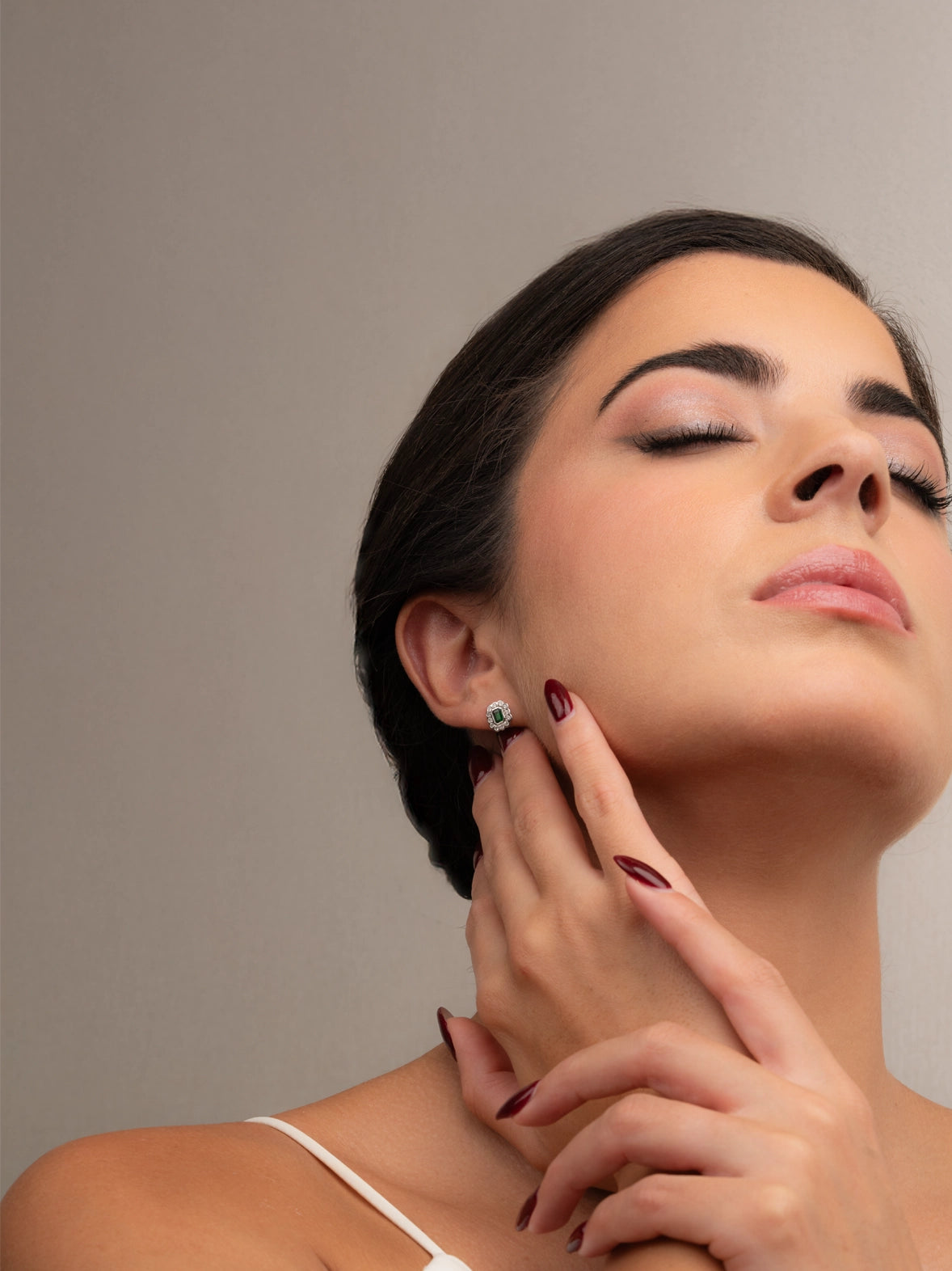 Tsavorites and Diamond Earrings