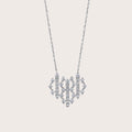Diamond Pendant with White  Gold