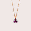 Rhodolite Blossom Pendant