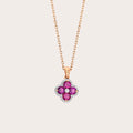 Rhodolite Bloom Pendant
