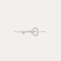 Minimal Key Design Diamond Ring