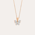 Diamond Butterfly Pendant