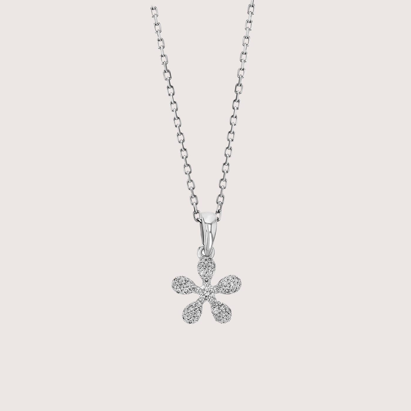 Floral Diamond Pendant