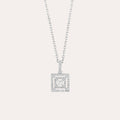 Geometric Diamond Square Pendant