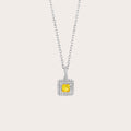 Yellow Sapphire Pendant