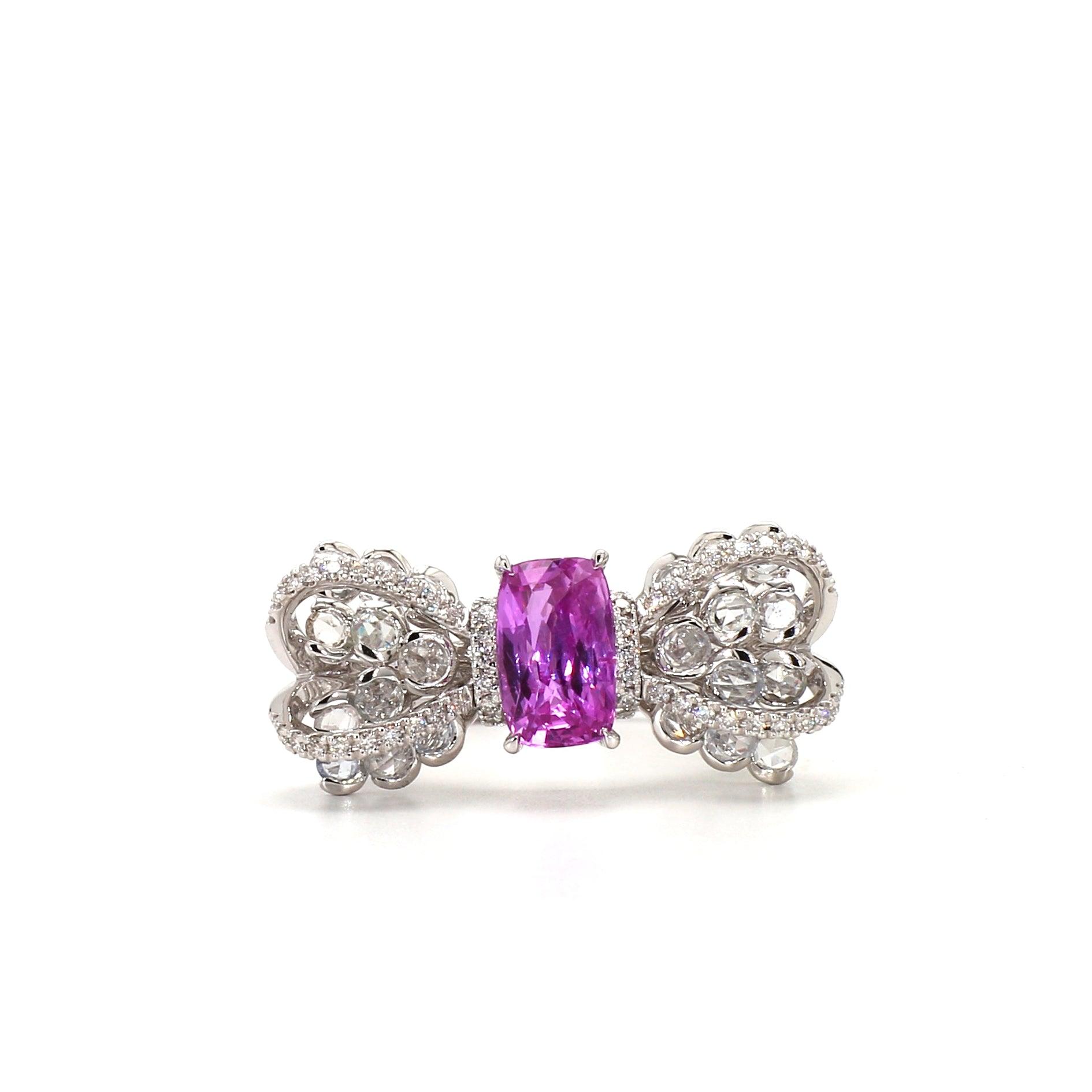 Exquisite Pink Sapphire Ring