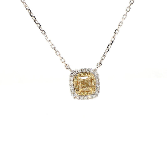 Fancy Yellow Diamond Pendant
