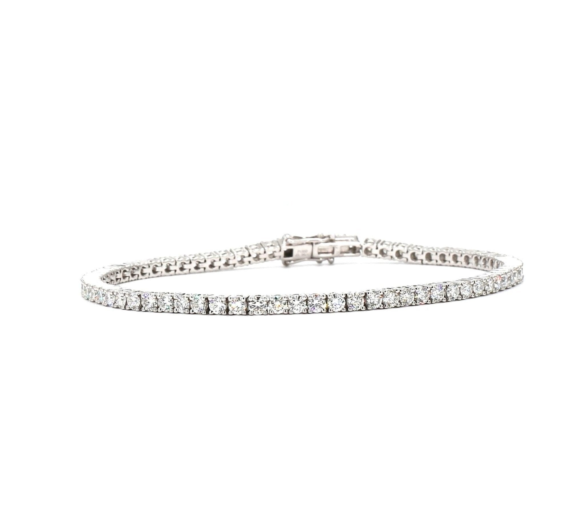 Refined Brilliance Tennis Bracelet in Platinum