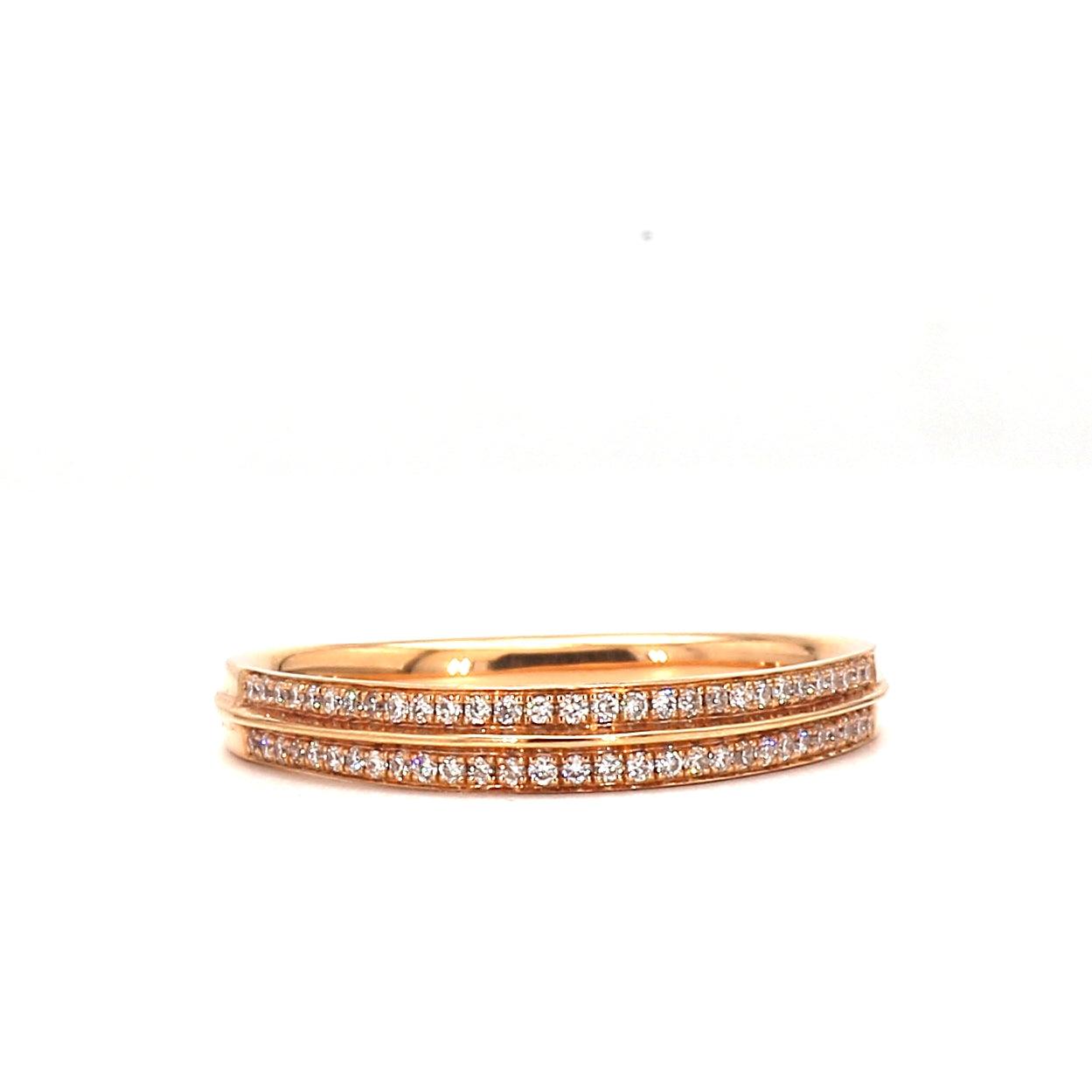 Rose Gold Diamond Whisper Ring