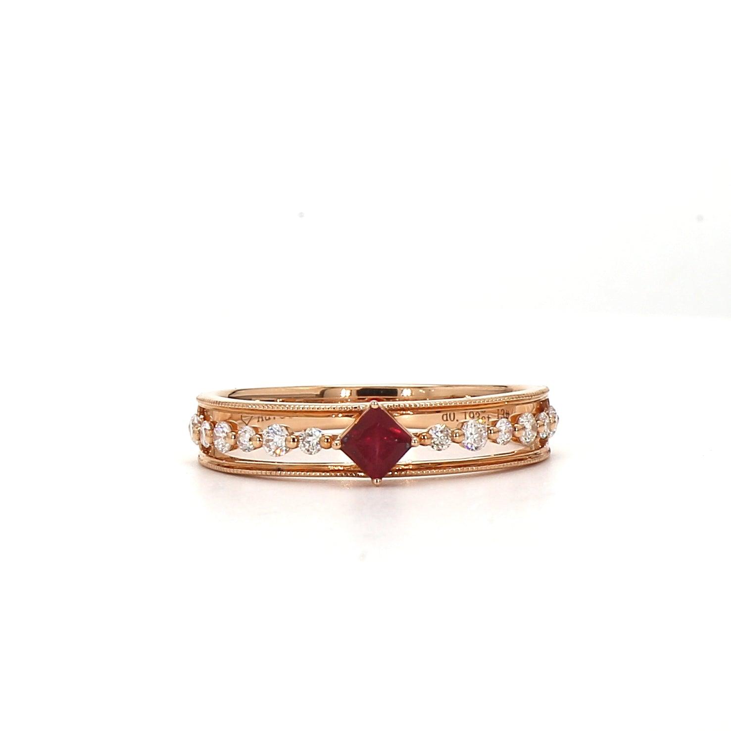 Ruby and Diamond Ring