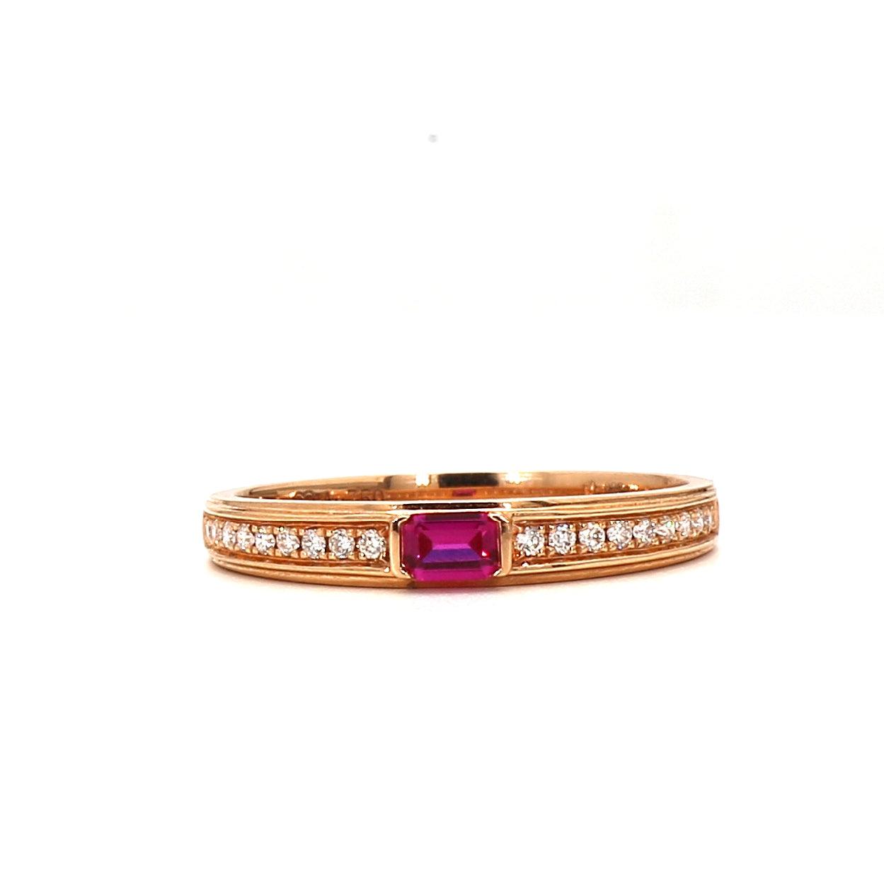 Ruby Essence Diamond Ring