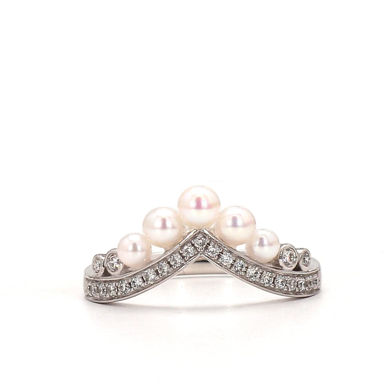 Timeless Pearl and Diamond Ring