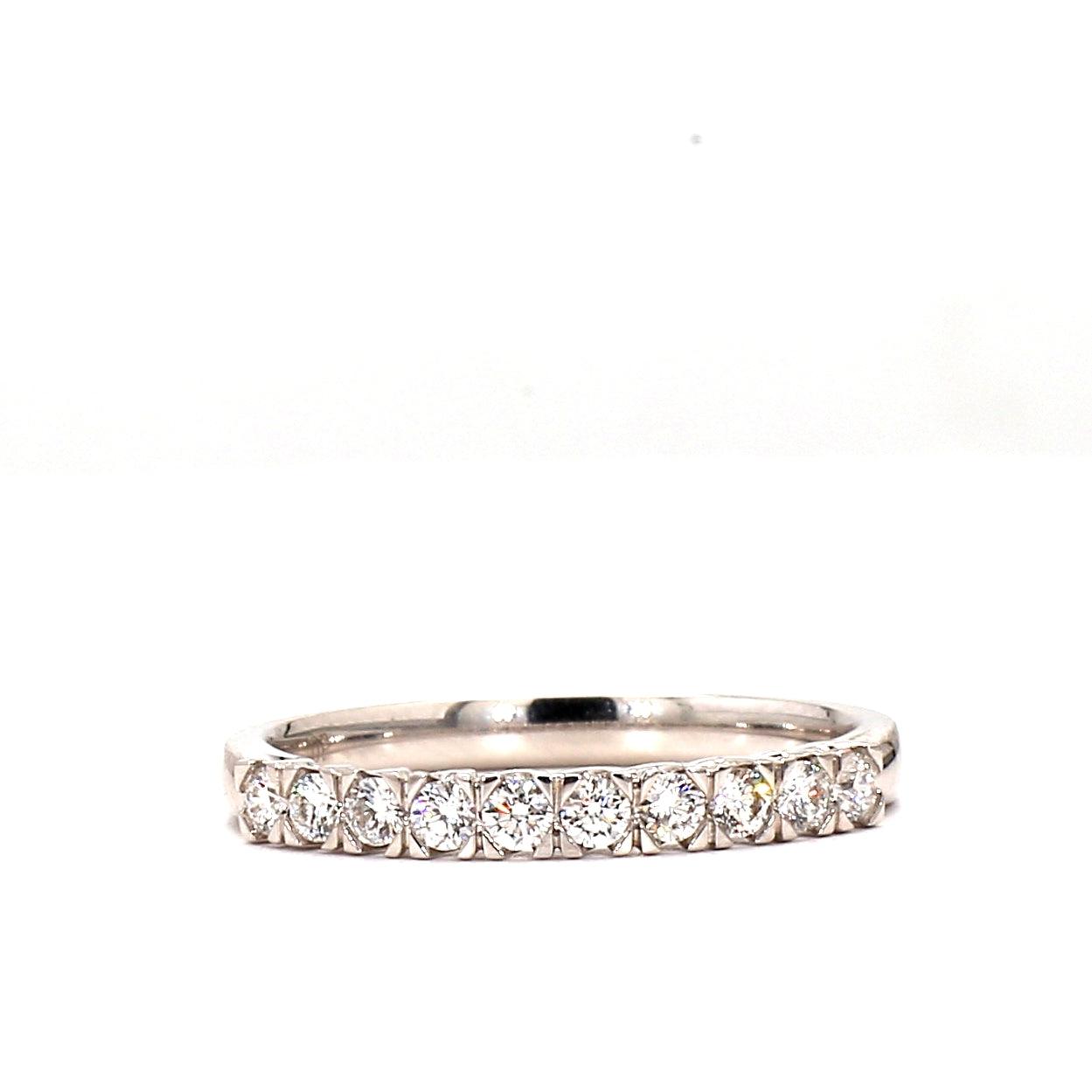 White Gold and Diamond Ring