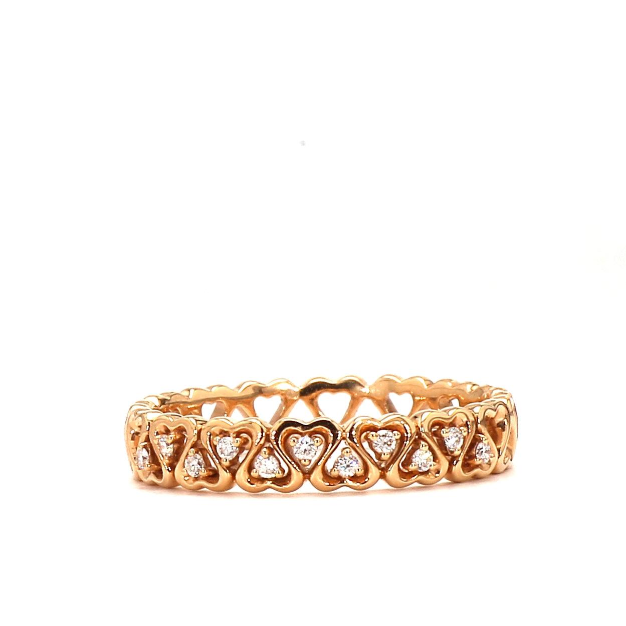Yellow Gold and Diamond Ring